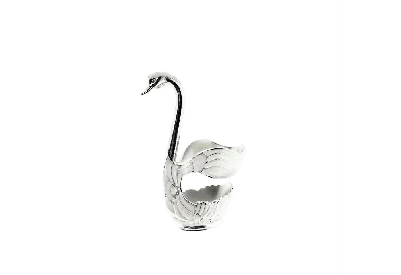 Almina Besteckhalter Schwan 6-tlg Silber Metall