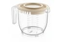 B-Home Messbecher 2-in-1 mit Rühr-Deckel 2200 ml Transparent/Weiß Bild 2
