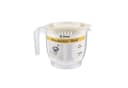 B-Home Messbecher 2-in-1 mit Rühr-Deckel 2200 ml Transparent/Weiß Bild 3