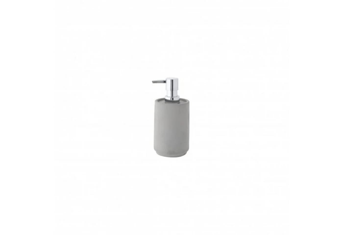 axentia Badaccessoire-Set Turin 3-teilig Grau Beton Bambus - Bild 4