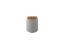 axentia Badaccessoire-Set Turin 3-teilig Grau Beton Bambus Bild 5