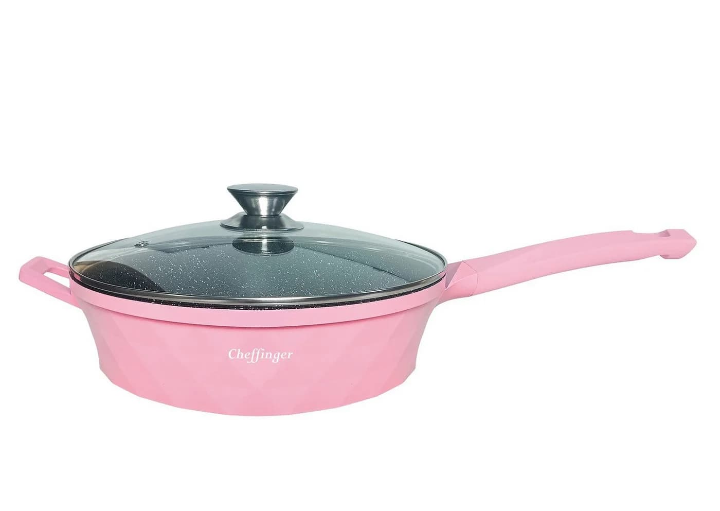 Cheffinger Bratpfanne 2-tlg. 28 cm Marmor-Beschichtung Induktion - Bild 2