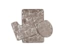 ZELLERFELD Badematte Marmor-Design Anti-Rutsch 3-teiliges Set Bild 2
