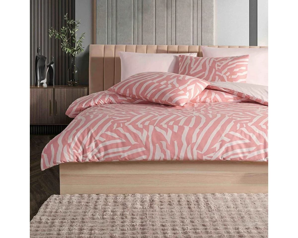 TRAUMSCHLAF Bettwäsche Savanna Rosa Renforcé 2-teilig