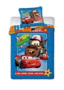 texpot Kinderbettwäsche Cars Auto Track Stars 2-teilig Bild 3
