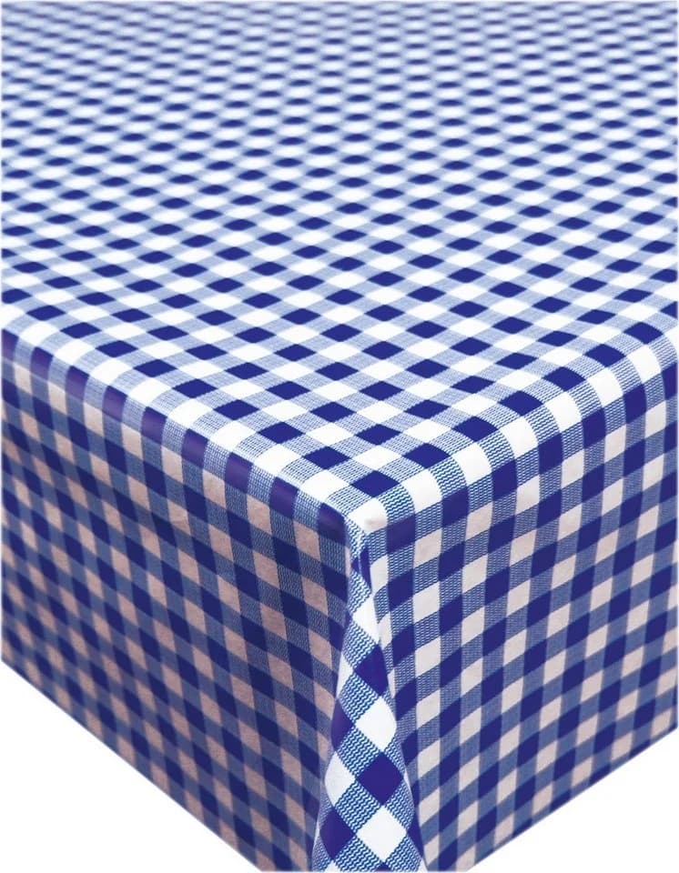 texpot Tischdecke Wachstuch kariert blau-weiß - Bild 2