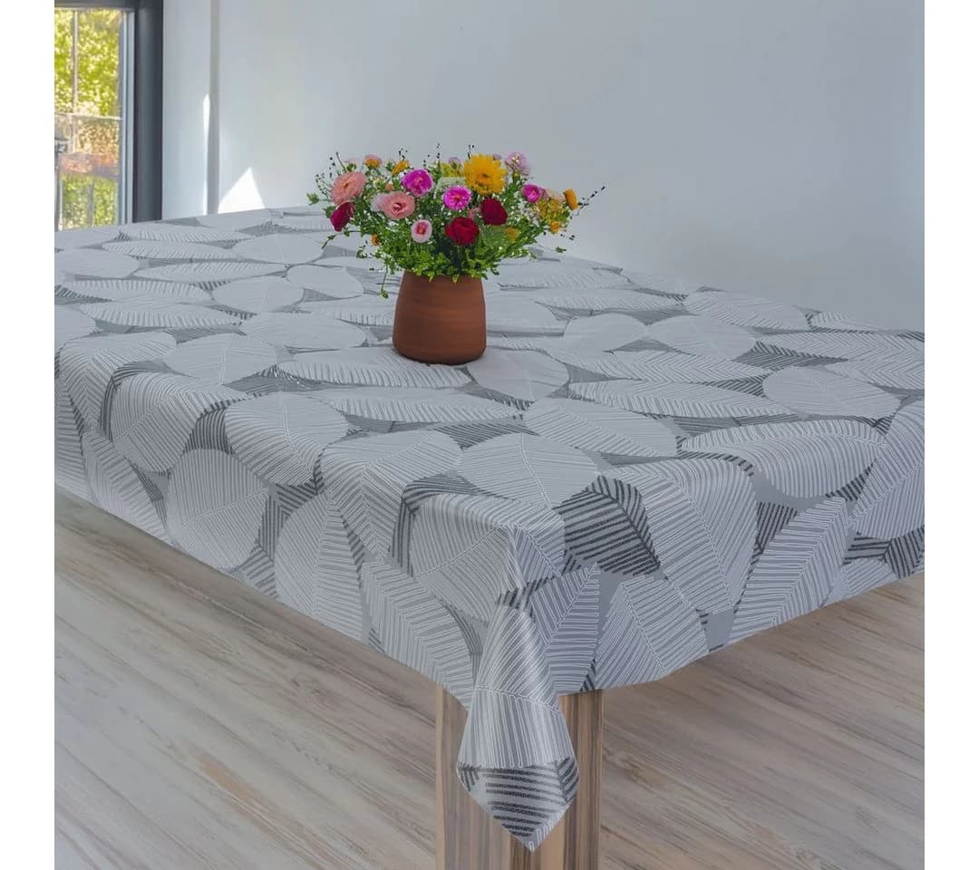laro Wachstuchtischdecke Blatt Mix PVC Eckig - Bild 5