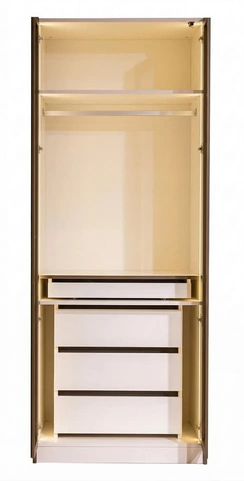 JVmoebel Eckkleiderschrank Ankleidezimmer Set Beige Modern