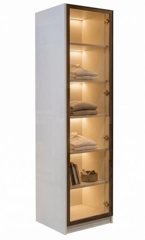 JVmoebel Eckkleiderschrank Ankleidezimmer Set Beige Modern - Bild 4