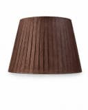Xlmoebel Lampenschirm Rustikal Braun Holzoptik Boho Bild 2