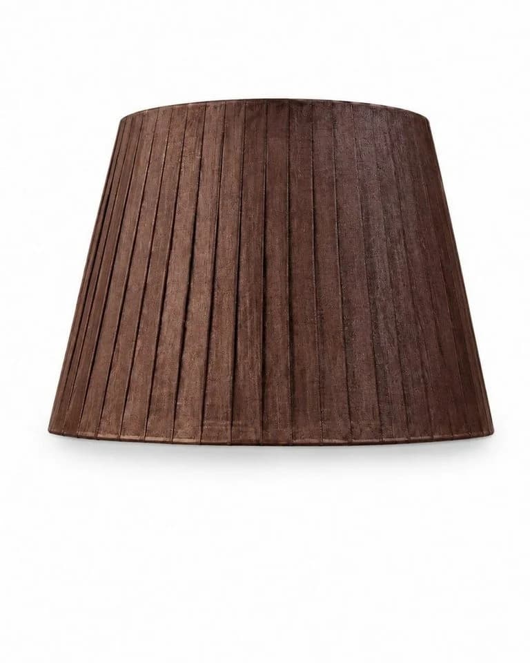 Xlmoebel Lampenschirm Rustikal Braun Holzoptik Boho - Bild 2