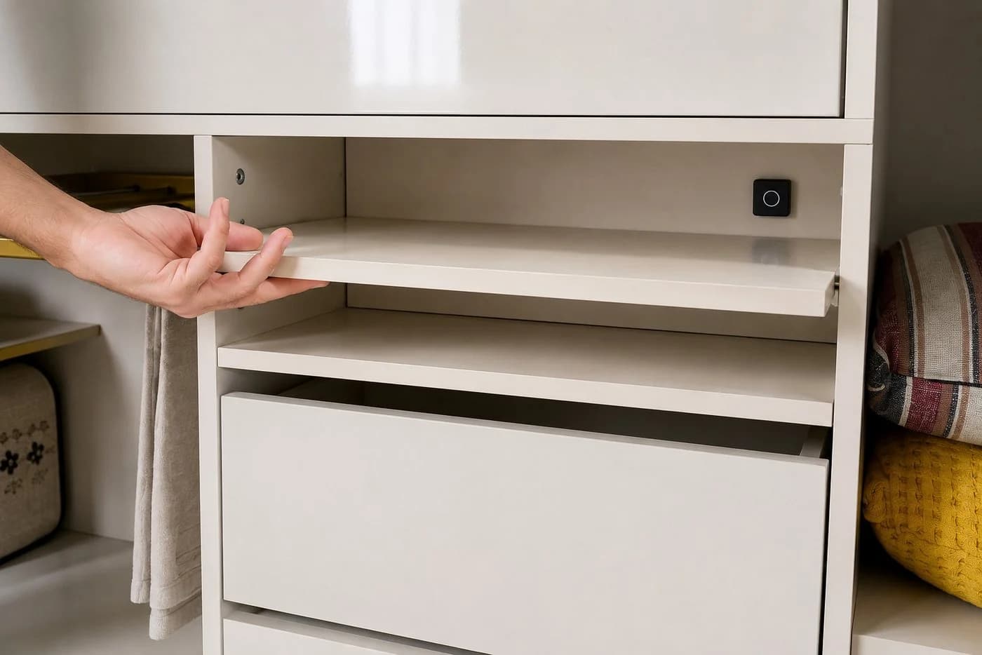 JVmoebel Modulares Schranksystem Beige/Weiß Individuell Konfigurierbar - Bild 5