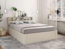 OTTO home Stauraumbett MAREILLES Beige Massivholz Industrial Bild 1