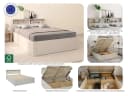 OTTO home Stauraumbett MAREILLES Beige Massivholz Industrial Bild 4