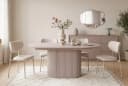 homsy by Ana Johnson Esstisch Storvia grau ausziehbar mit Stauraum Bild 2