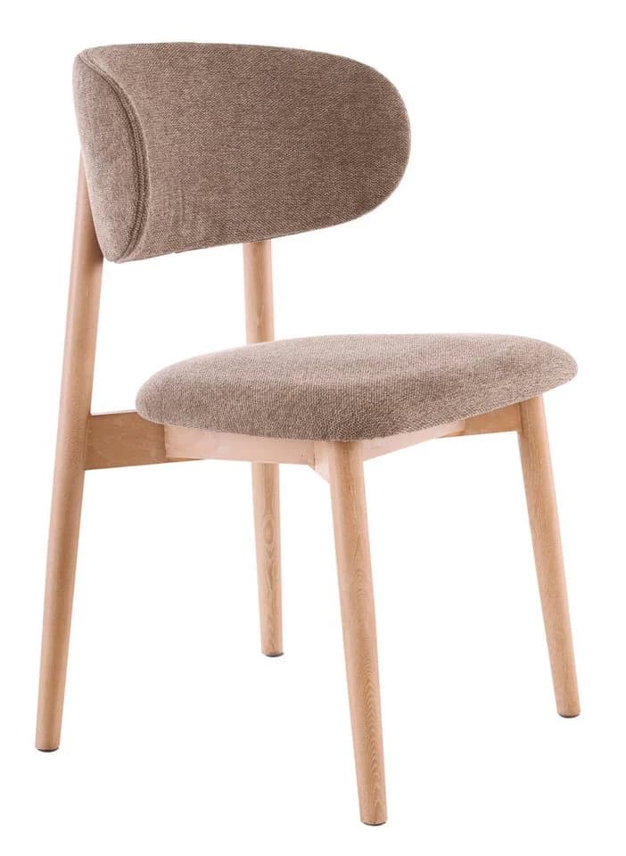homsy by Ana Johnson 4-Fußstuhl Elmys Set 2 St Braun Massivholz