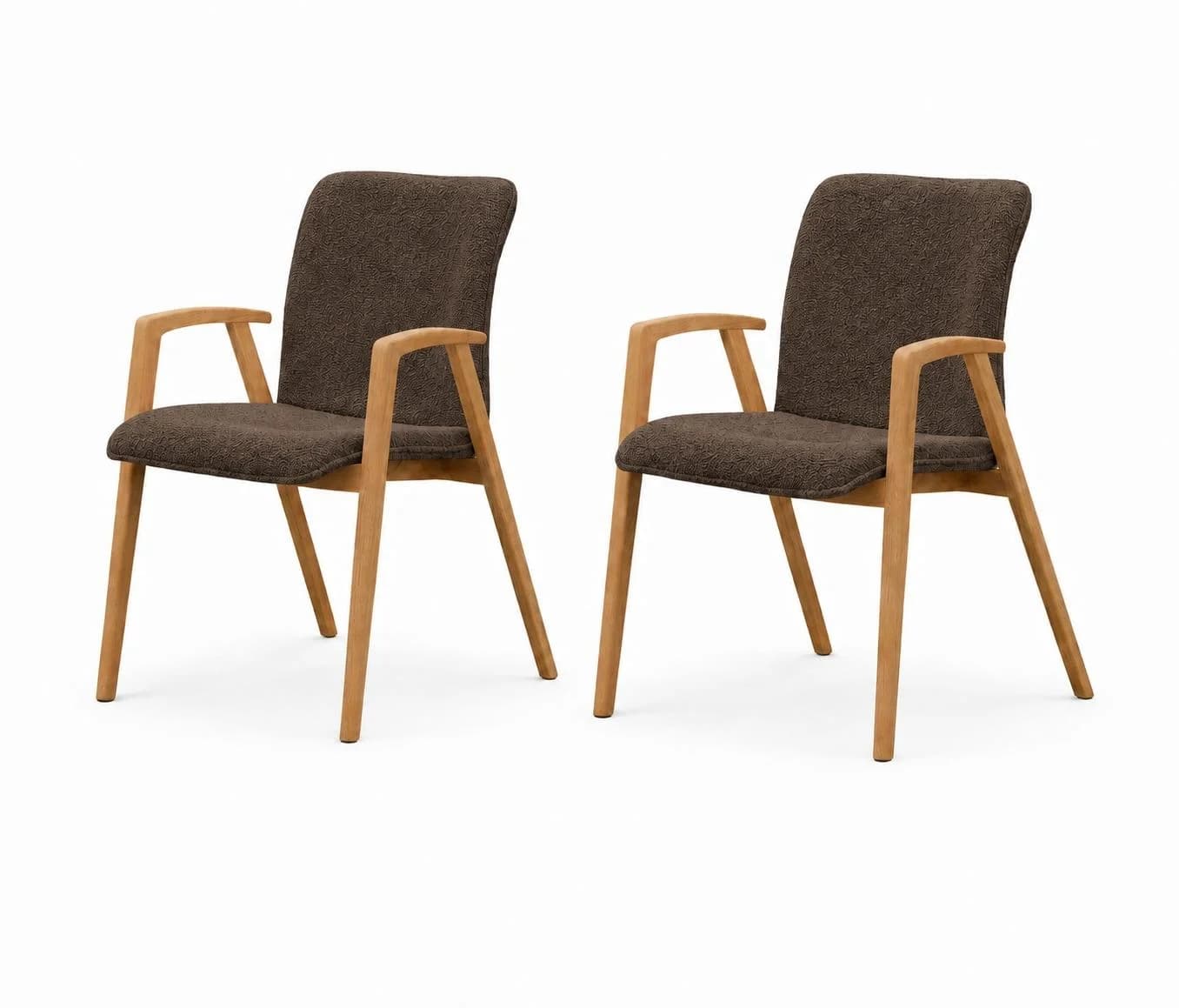OTTO HOME Esszimmerstuhl Loreen Armlehnstuhl Eiche Braun