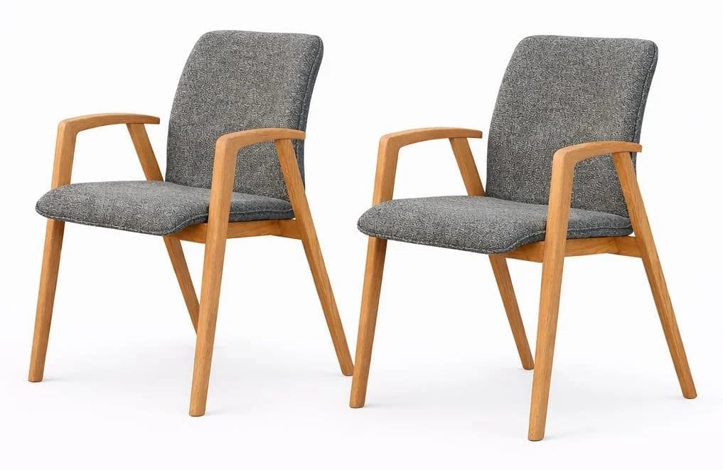 OTTO HOME Esszimmerstuhl Loreen mit Armlehnen Eiche Natur geölt