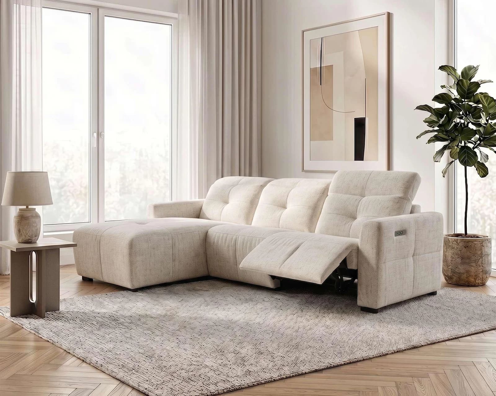 Ecksofa CAARLA OTTO HOME mit Relaxfunktion und USB-Anschlüssen