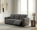 OTTO home 3-Sitzer CAARLA Cord Sofa grau mit Relaxfunktion Bild 2