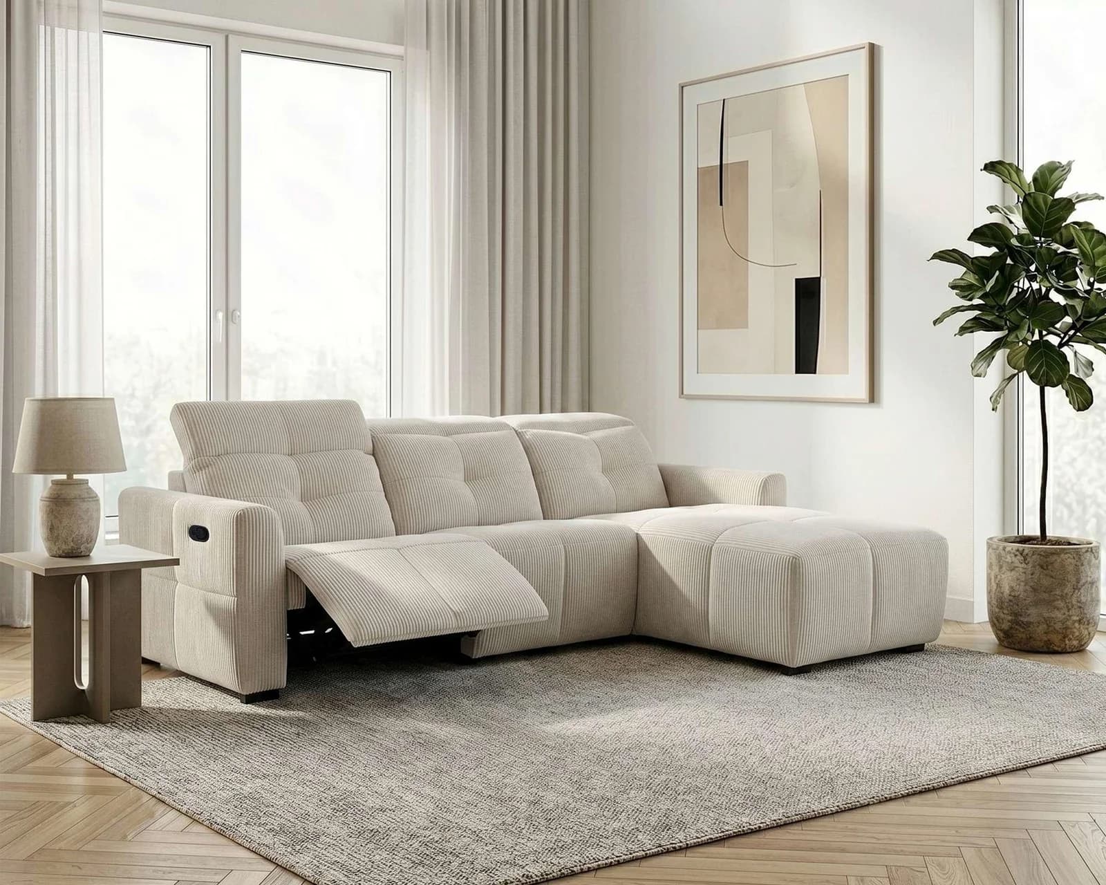 Ecksofa OTTO HOME CAARLA Cord Relaxfunktion USB
