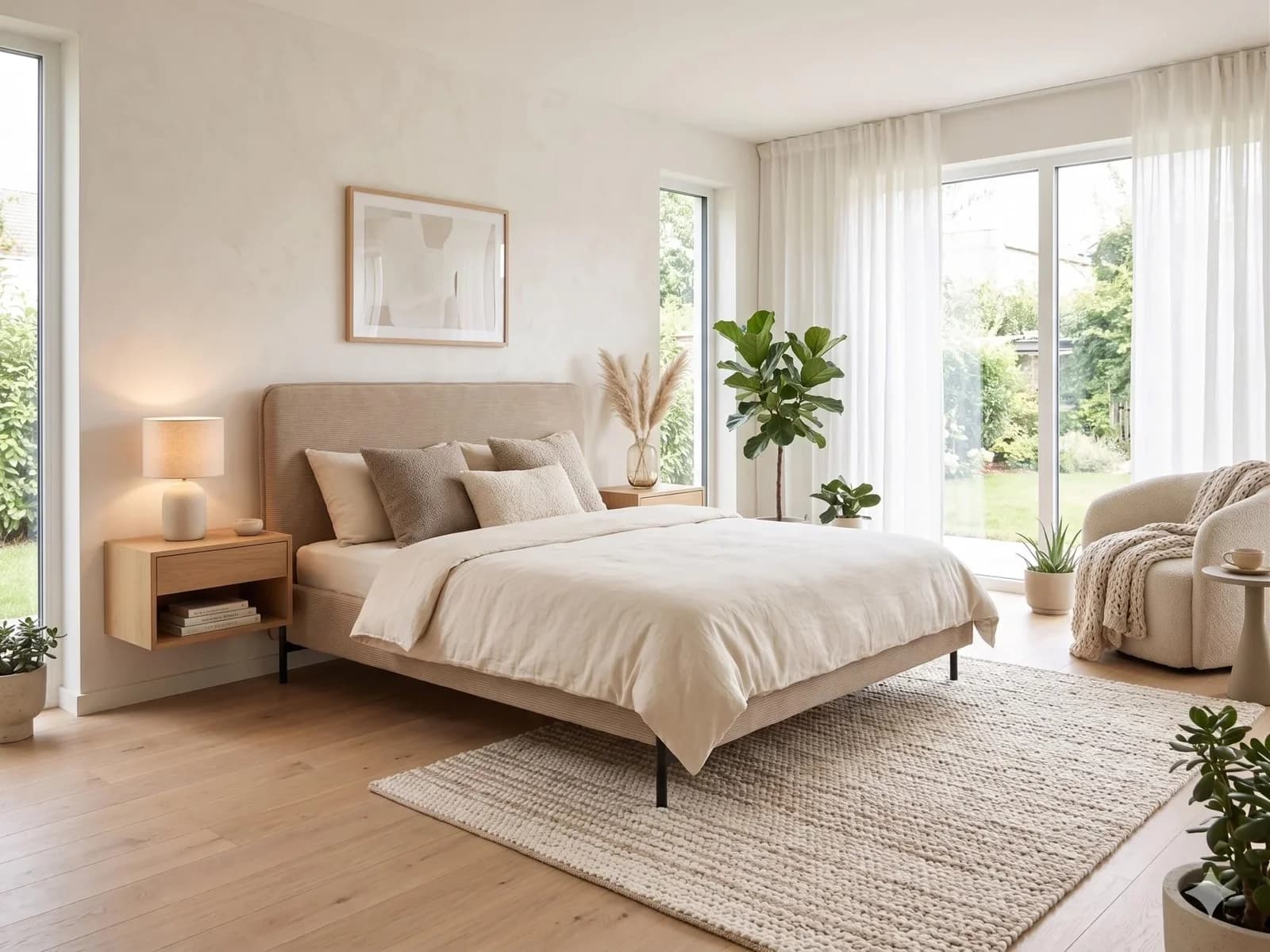 Polsterbett HOME AFFAIRE LAVOISIER Beige mit Lattenrost