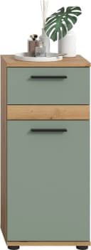 welltime Unterschrank LUCCA 35cm 1 Tür 1 Schublade Salbei Eiche Bild 3
