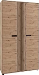 OTTO HOME Garderobenschrank FJELL 3 Türen Eiche Nachbildung Bild 2
