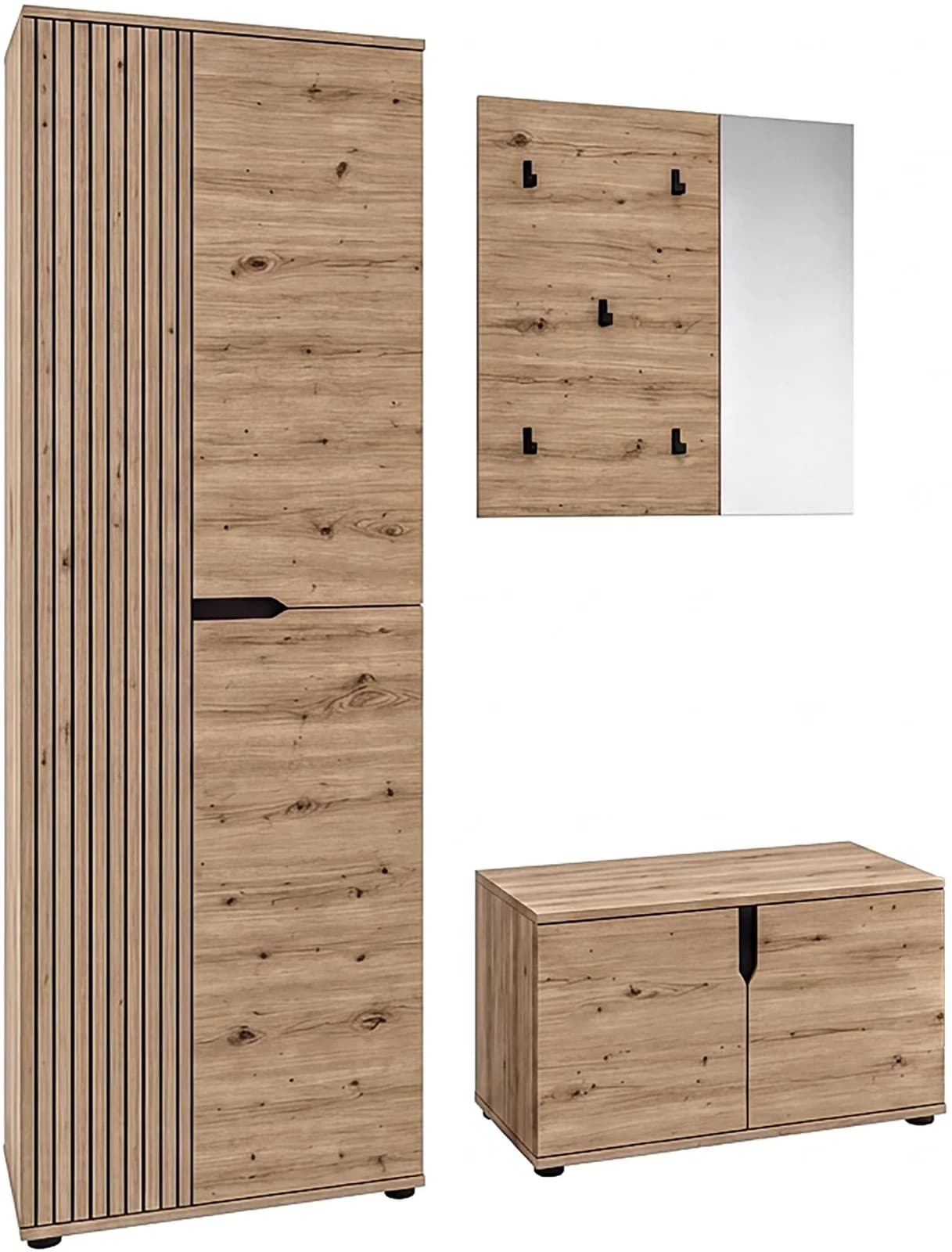 OTTO HOME Garderoben-Set FJELL 3-teilig Artisan Eiche Nachbildung