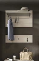 Home Affaire Garderobenpaneel REHAT 2-teilig Beige Anthrazit Bild 1