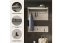 Home Affaire Garderobenpaneel REHAT 2-teilig Beige Anthrazit Bild 3