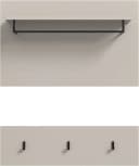 Home Affaire Garderobenpaneel REHAT 2-teilig Beige Anthrazit Bild 5