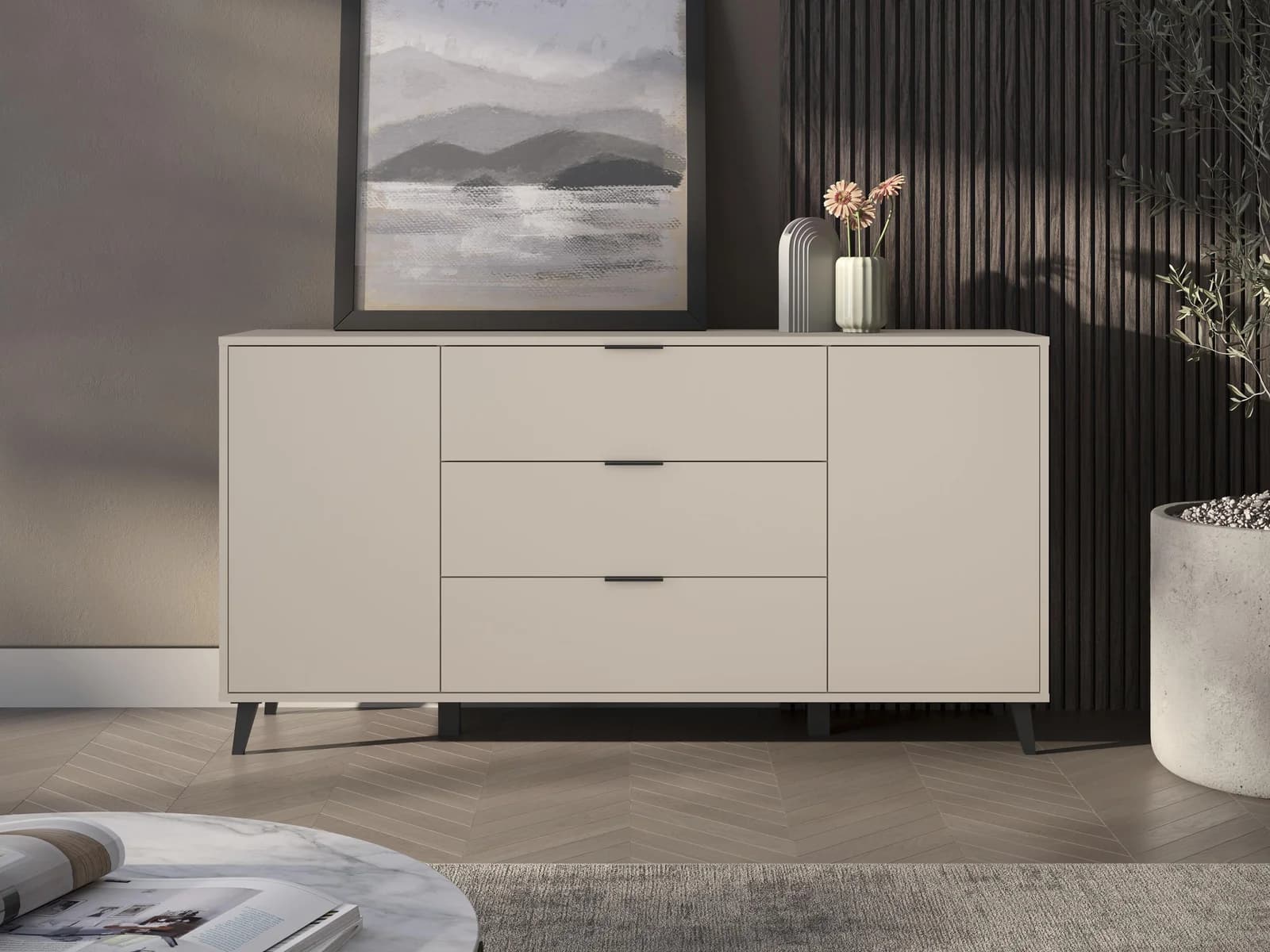 OTTO HOME Sideboard Oslo Kaschmir Modern Matt