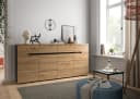 Home affaire Kommode REHAT Braun/Grau Landhausstil Bild 1