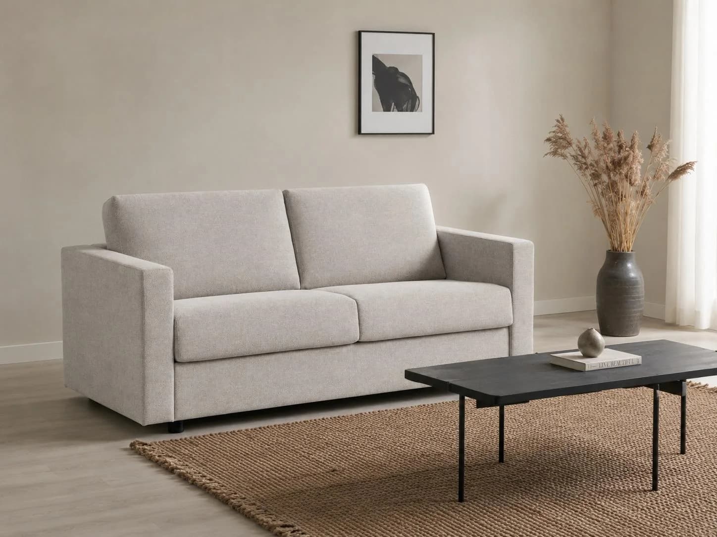 OTTO HOME Schlafsofa Jorren Beige mit Schlaffunktion