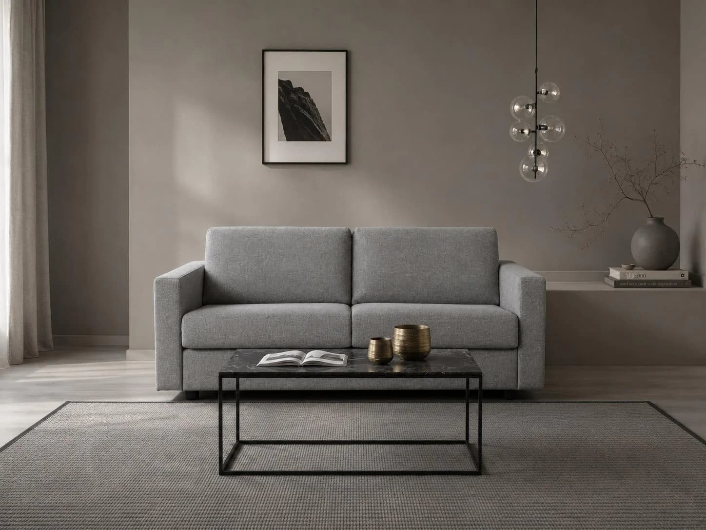 Schlafsofa OTTO HOME Jorren grau mit Schlaffunktion
