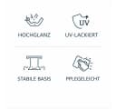 OTTO home Esstisch Veneto ausziehbar bis 160 cm braun Bild 3