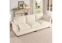 Merax 3-Sitzer Sofa Chenille Modern Beige/Grau/Grün Bild 1