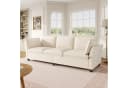 Merax 3-Sitzer Sofa Chenille Modern Beige/Grau/Grün Bild 2
