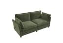 Merax 2-Sitzer Sofa Chenille Grün Cloud-Polsterung Bild 2