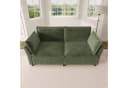 Merax 2-Sitzer Sofa Chenille Grün Cloud-Polsterung Bild 3
