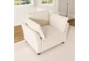 Merax Sessel moderner Relaxsessel aus Chenille Beige Bild 1