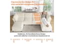 Merax Ecksofa Chenille 6-Sitzer Cloud-Design Bild 5