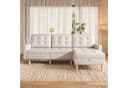 Merax Ecksofa mit Stauraum & Schlaffunktion Beige/Grau Bild 3