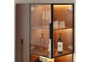 Merax Glasvitrine mit LED Beleuchtung und Bluetooth-Steuerung Bild 4