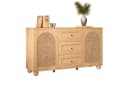 Merax Sideboard mit Seilgeflecht-Türen und Schubladen Bild 2