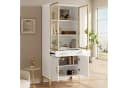 Merax Vitrine mit LED Beleuchtung und Marmoroptik Bild 4