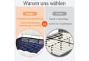 Merax Polsterbett 180x200 mit LED, USB, Lammfellstoff Bild 4