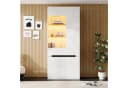 Merax Glasvitrine mit LED-Beleuchtung und Hochglanzfront Bild 3