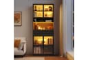 Merax Glasvitrine mit RGB LED-Beleuchtung und App-Steuerung Bild 3